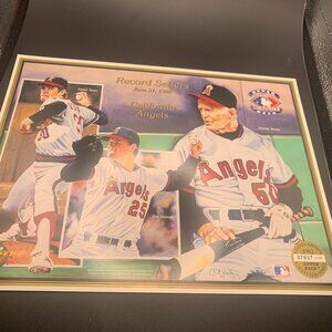 1992 Upper Deck Record Setters California Angels SGA Sheet